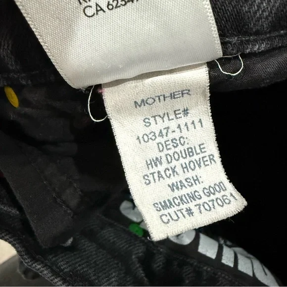 Snacks! By Mother Jeans High Waisted Double Stack Hover in Smacking Good